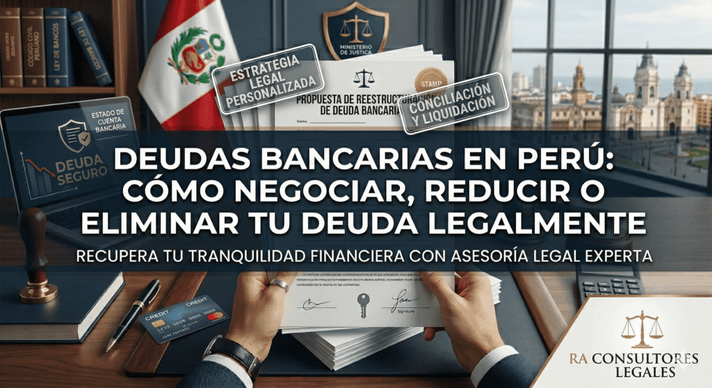 Deudas bancarias en Perú: cómo negociar, reducir o eliminar tu deuda legalmente