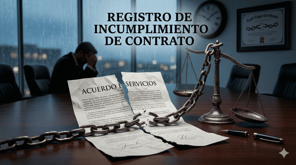 incumplimiento de contrato