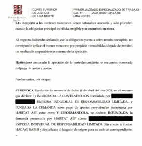 Caso ganado a AFP HABITAT - COBRO AFP| RA Consultores Legales
